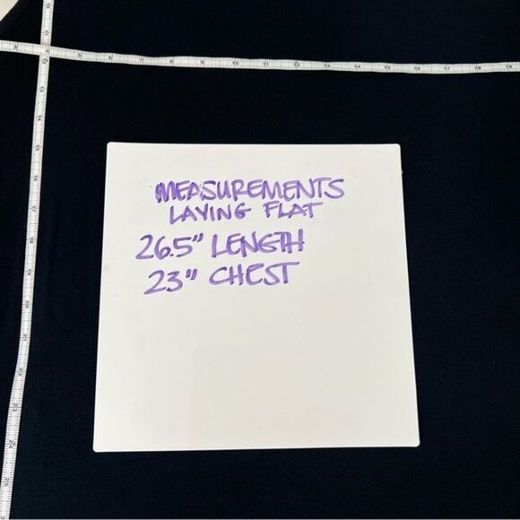 Merona Women's Size 1X Plus Size Black Rayon Tank Top Shirt - Picture 4 of 5